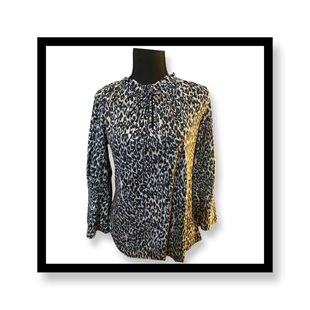 Women’s Winter Leopard print blouse